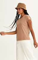 CAMISETA BABY LOOK ESTONADA LISA PREMIUM FEMININA