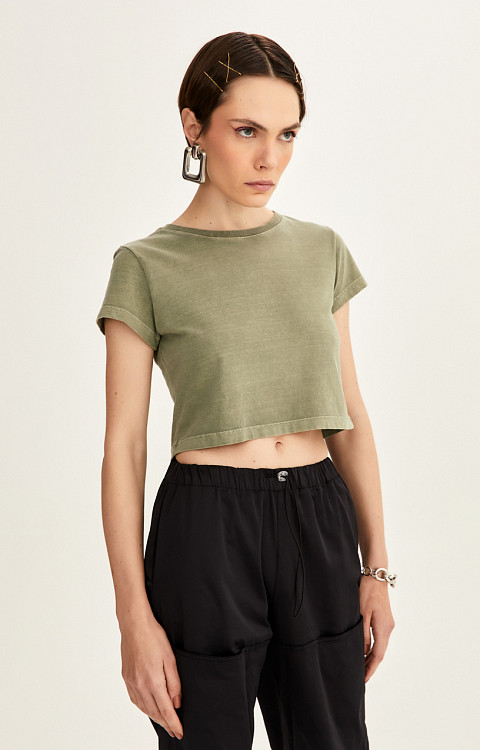 CROPPED ESTONADO LISO PREMIUM FEMININO