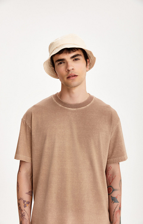 Camiseta Oversized Estonada Lisa Premium Masculina