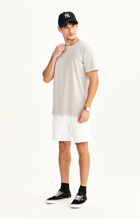 Bermuda de Moletom Lisa de Algodão Sustentável Premium Masculina