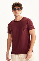 Camiseta Lisa de Algodão Nacional Masculina