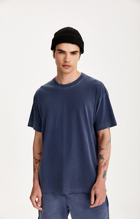 Camiseta Oversized Estonada Lisa Premium Masculina