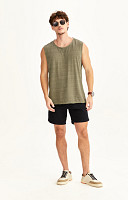 Regata Machão Estonada Lisa Premium Masculina