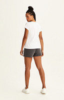 CAMISETA BABY LOOK LISA DE ALGODÃO SUSTENTÁVEL PREMIUM FEMININA