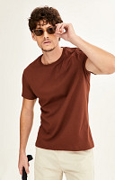 Camiseta Lisa de Algodão Nacional Masculina
