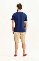 Camiseta Lisa de Algodão Nacional Masculina