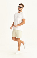 Camiseta Lisa de Algodão Sustentável Premium Masculina