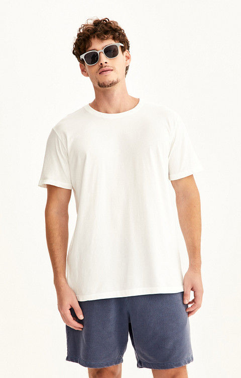 Camiseta Lisa de Algodão Sustentável Premium Masculina