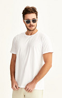 Camiseta Lisa de Algodão Sustentável Premium Masculina