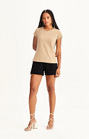 CAMISETA BABY LOOK LISA DE ALGODÃO SUSTENTÁVEL PREMIUM FEMININA